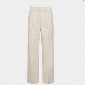 Aritzia The Effortless Pant Linen size 8 NEW WITH TAGS